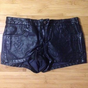 Leather Shorts